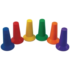 Findel Everyday Soft Plastic Cones - Assorted - 229mm - Pack of 48