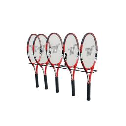 Vinex Wall Mounted Tennis Racket Rack - Black