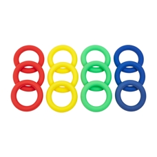 Findel Everyday PVC Ring - Assorted - Pack of 12