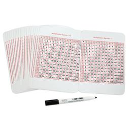 Double Sided Multiplication Grid from Hope Education - A5 - Pack of  35