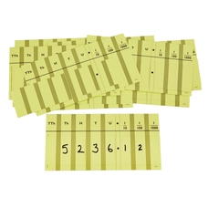Place Value Slider from Hope Education - Pack  of 10