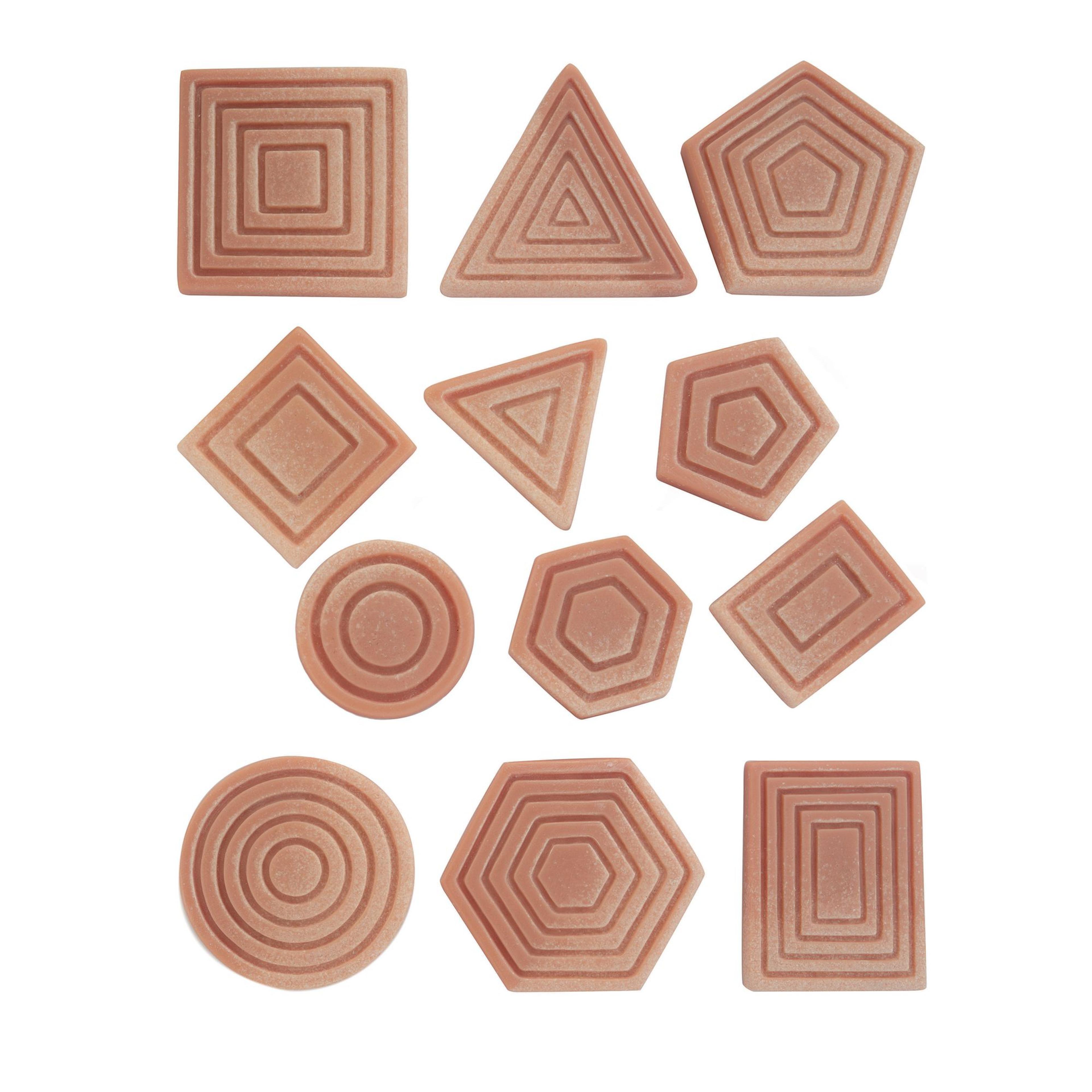 Yellow DOOR Sensory Shapes - Pack of 12