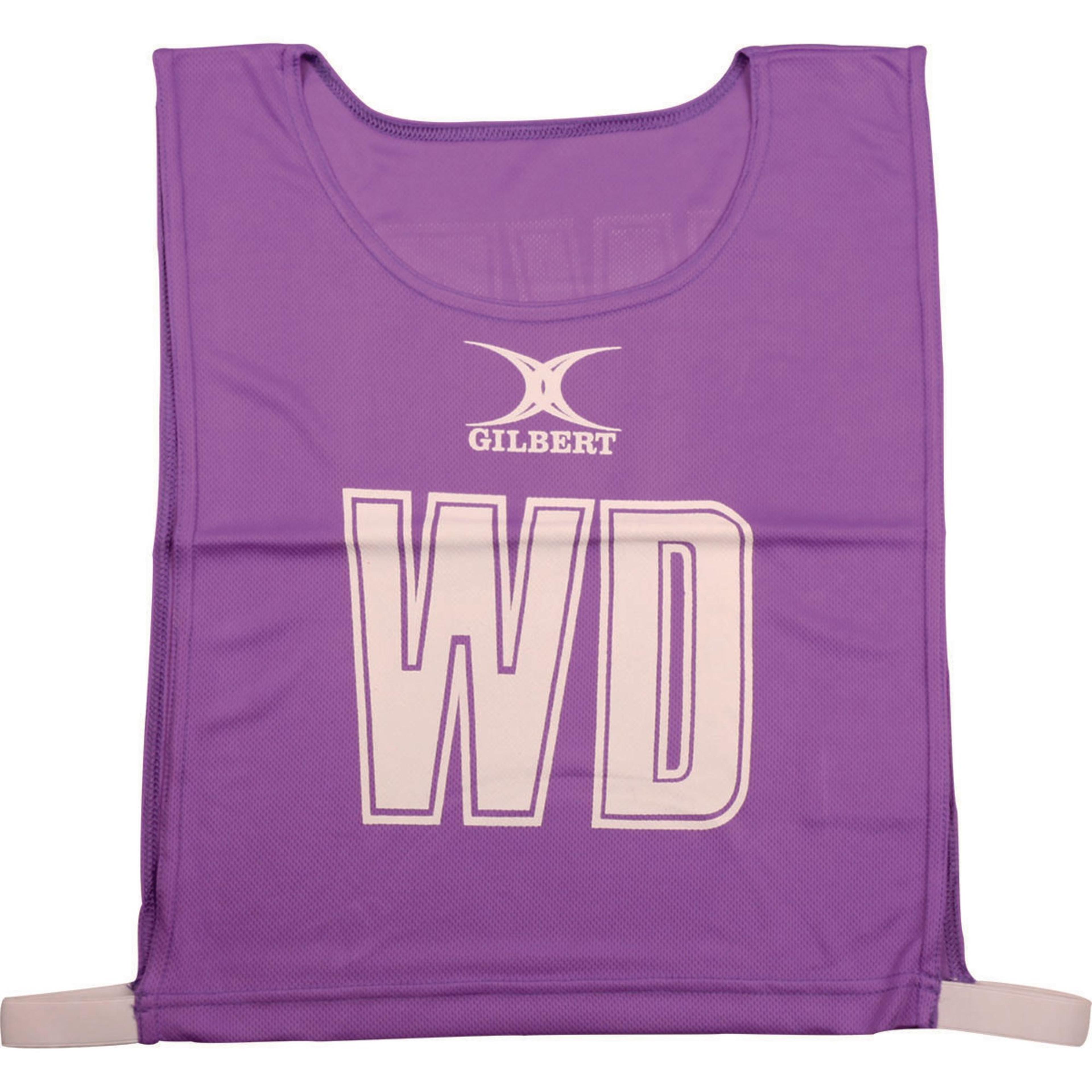 Gilbert Netball Bib - Purple - Medium - Pack of 7