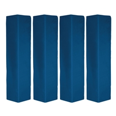 Rugby Post Pad - Blue - 7in - Pack of 4