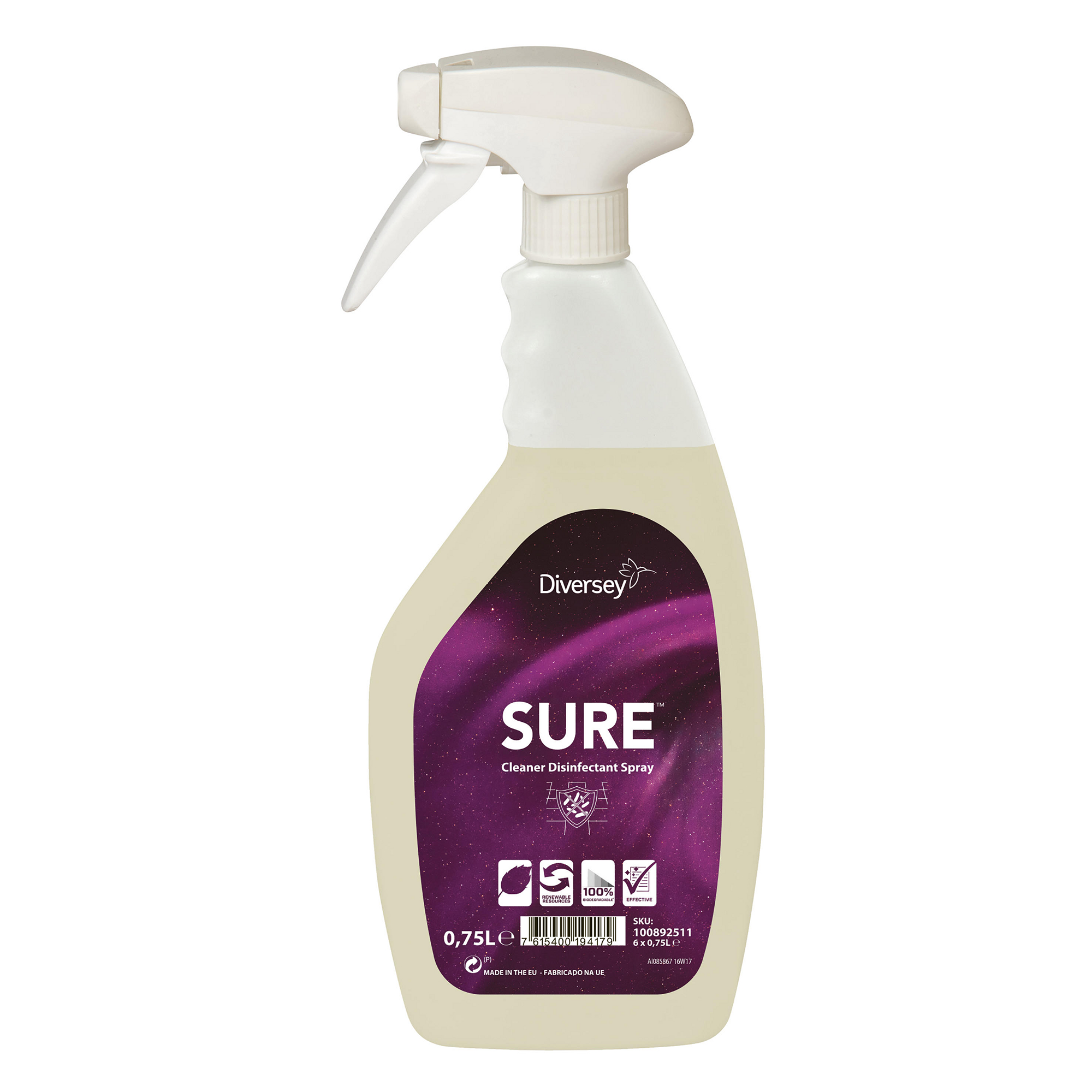Sure Cleaner Disinfectant 750ml