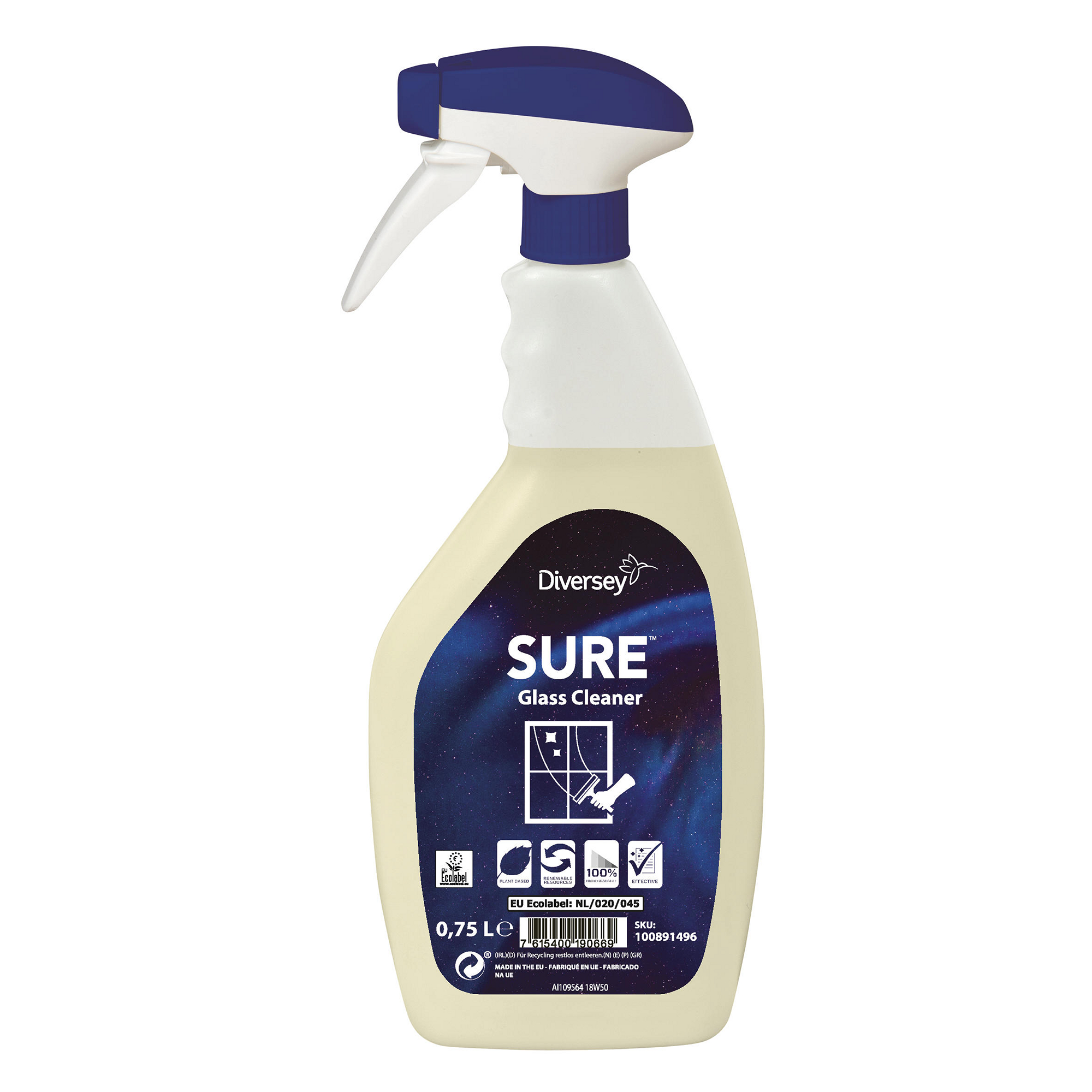 Sure Glass Cleaner 750ml