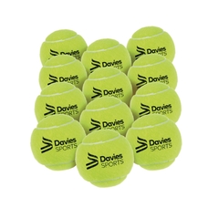 Davies Sports Practice Tennis Ball - Yellow - Pack of 12