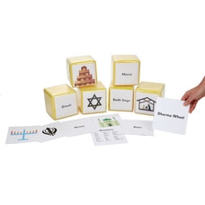World Faith Symbols Dice Cards