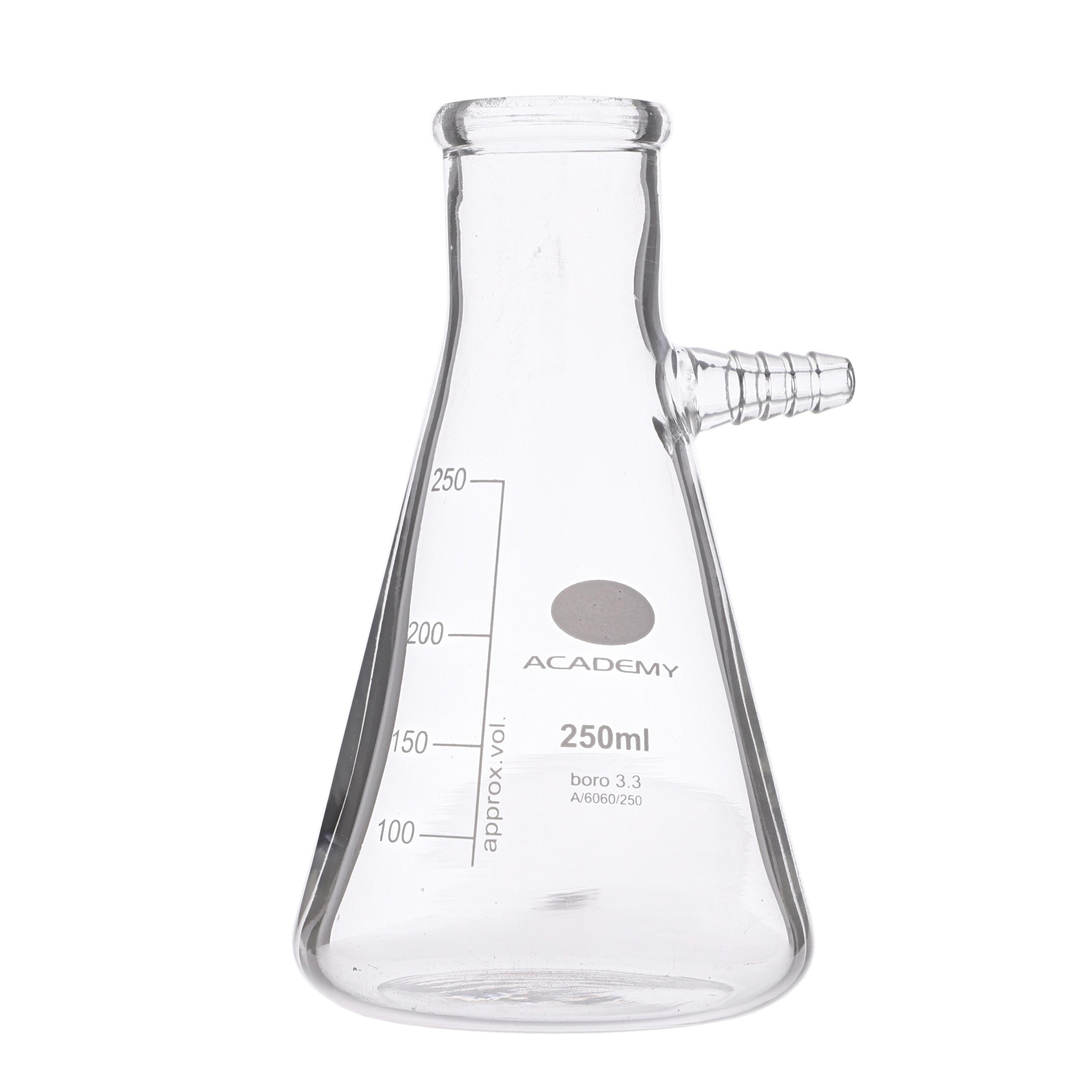 Academy Filter Flask with Side Arm - 250ml - Pack of 6