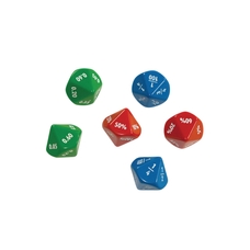 SPACERIGHT Equivalence Dice - Pack of 6