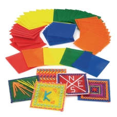 Coloured Plastic Mesh - Pack of 50