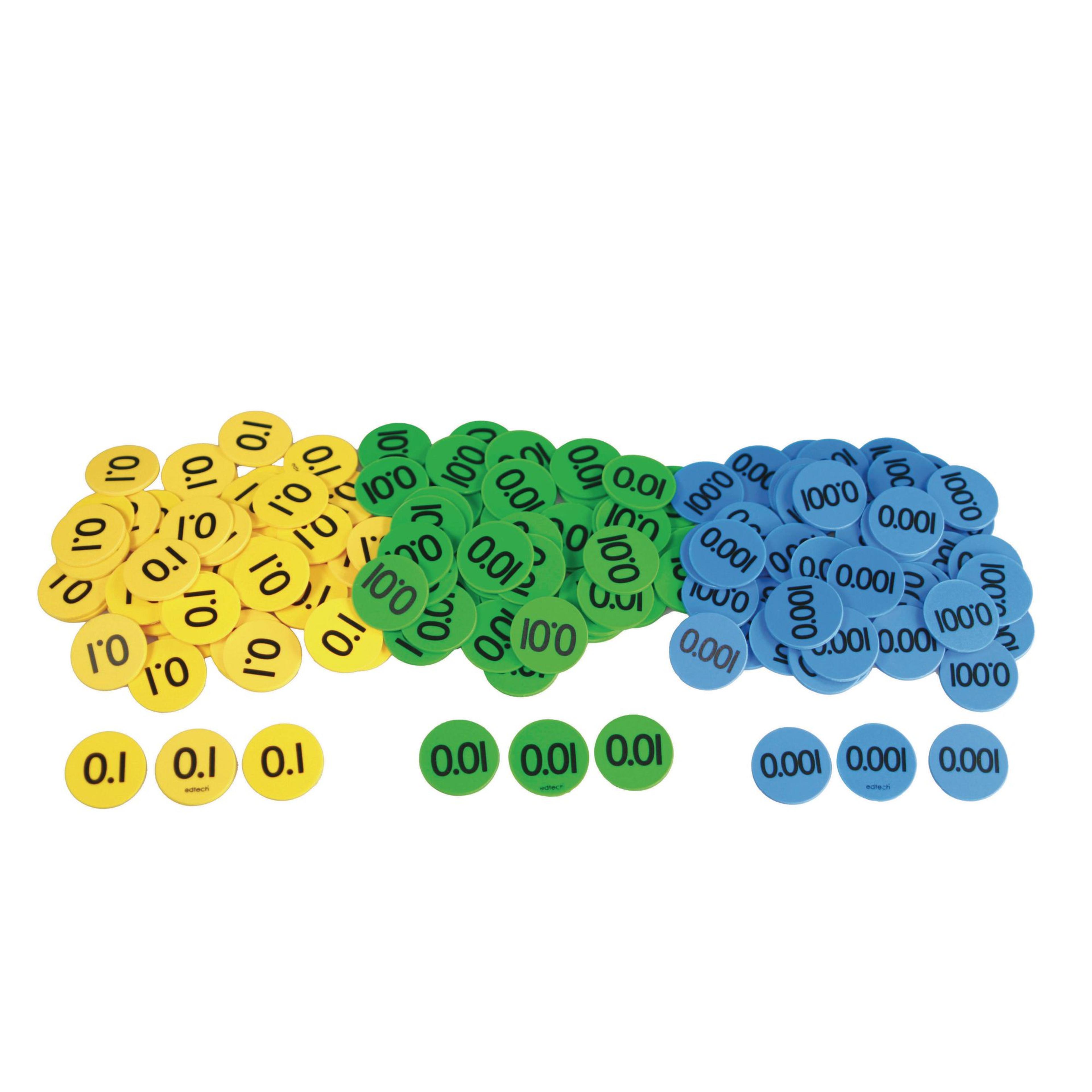 Decimal Place Value Counters from Hope Education