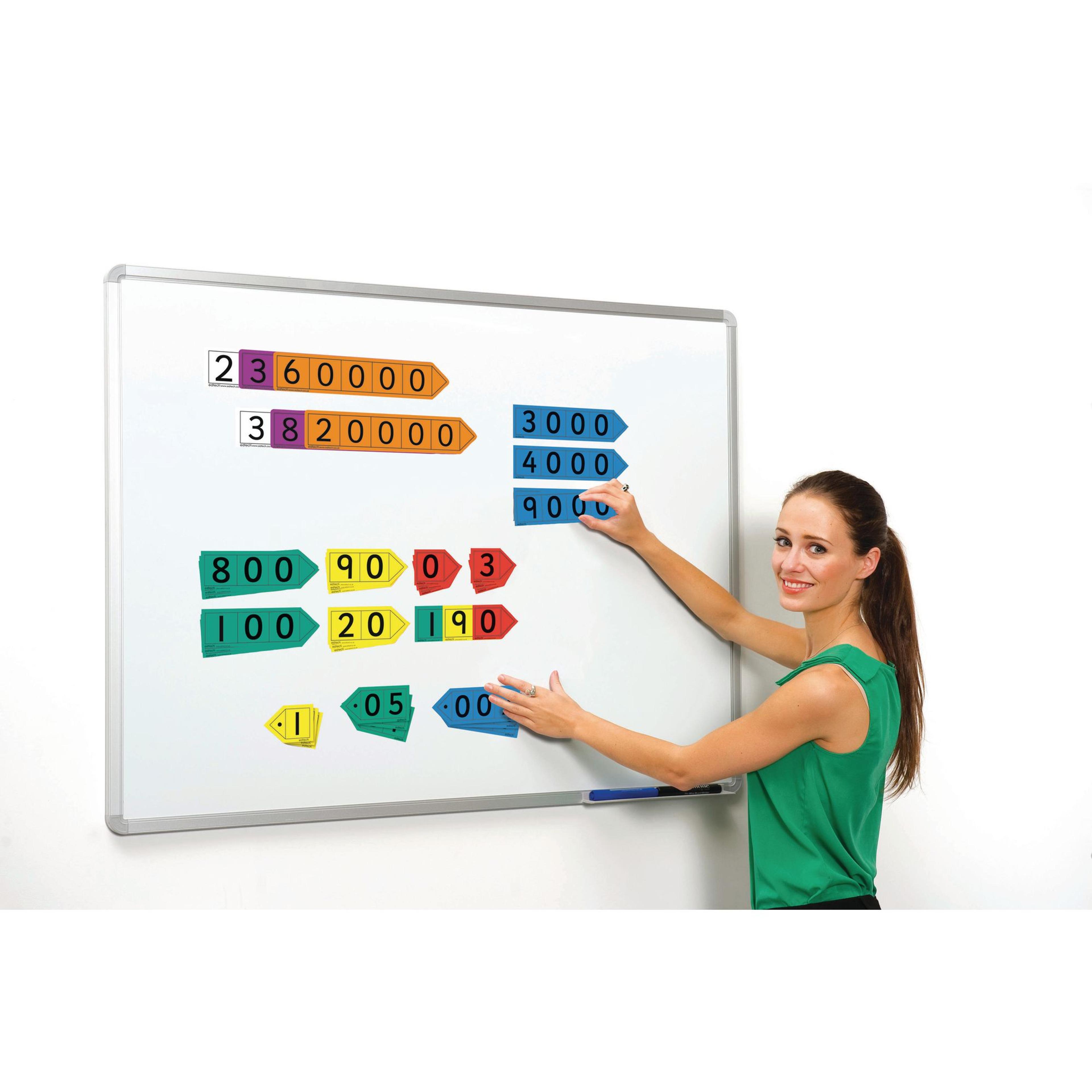 SPACERIGHT Magnetic Place Value Decimal Arrows