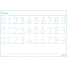 SPACERIGHT Number Tracing Boards - 0-9