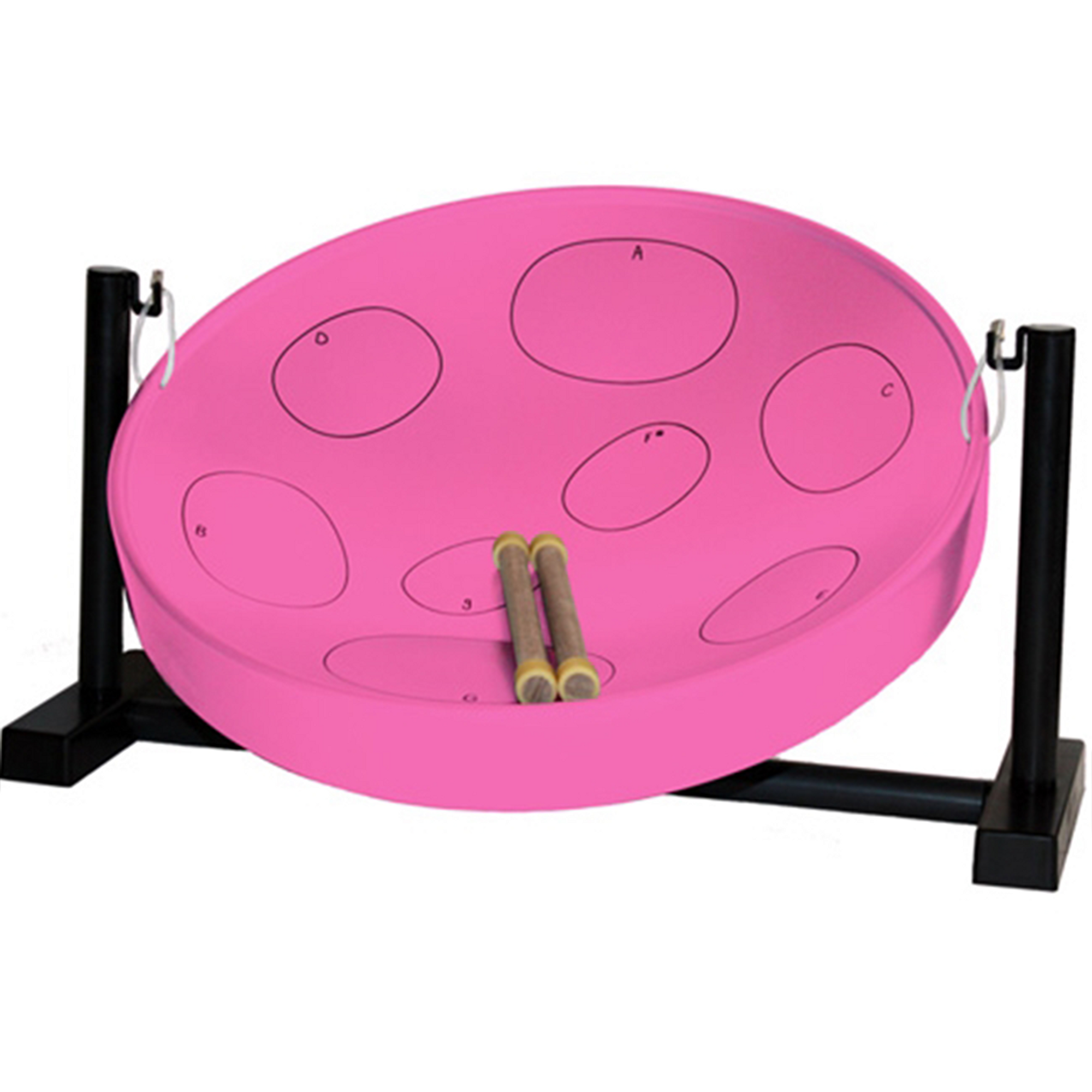 Jumbie Jam Table Top Steel Pan Pink