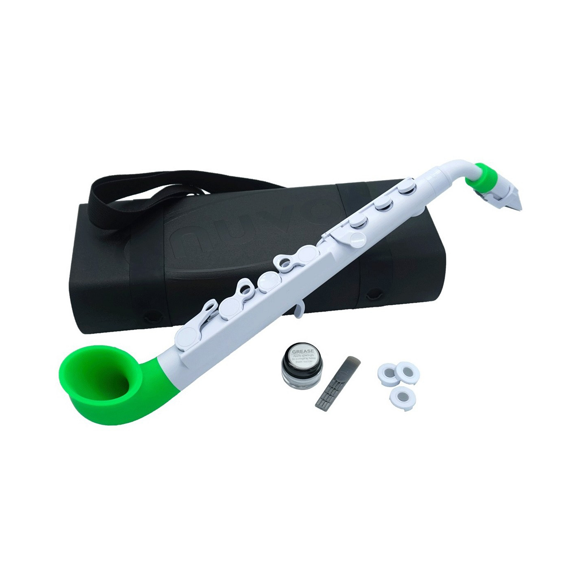 Nuvo Jsax In White With Green Trim