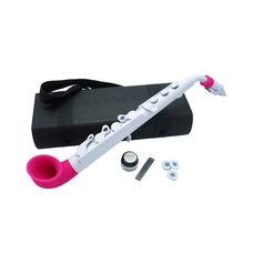 Nuvo jSax - White with Pink Trim