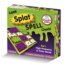 Look Splat Spell Check Board Games KS1