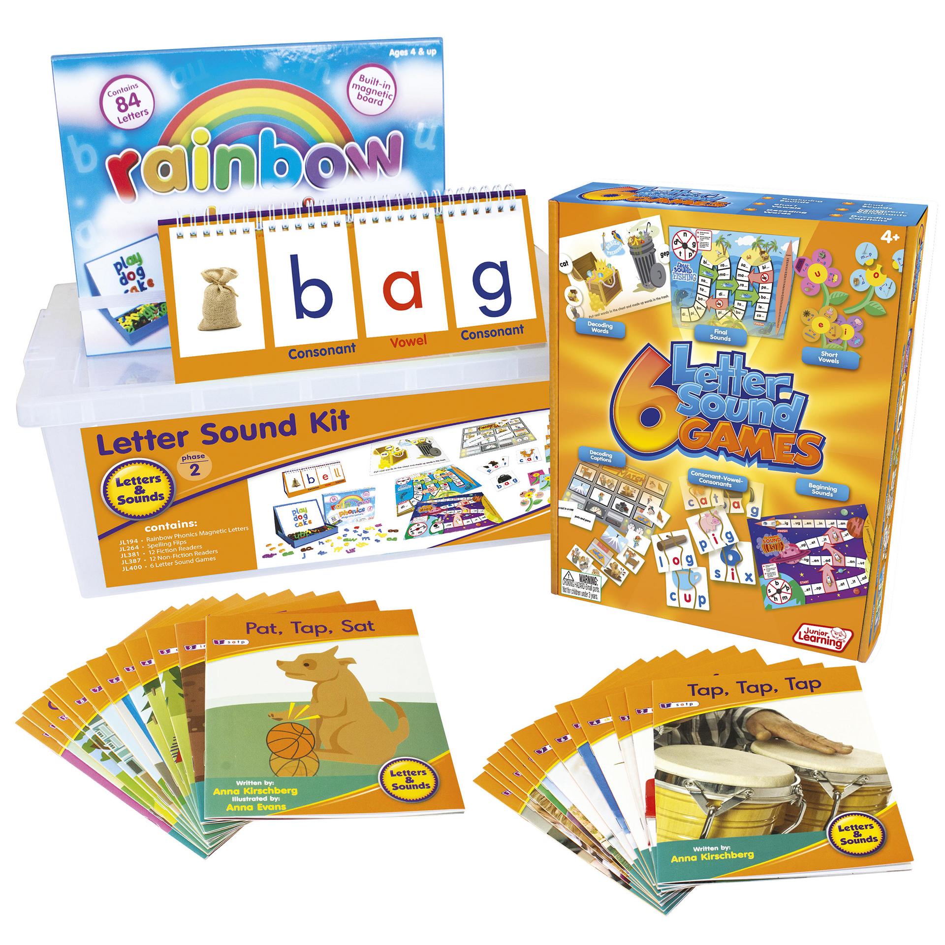Junior Learning Letters and Sounds Kit - Phase 2 | HC1665046 | Findel ...