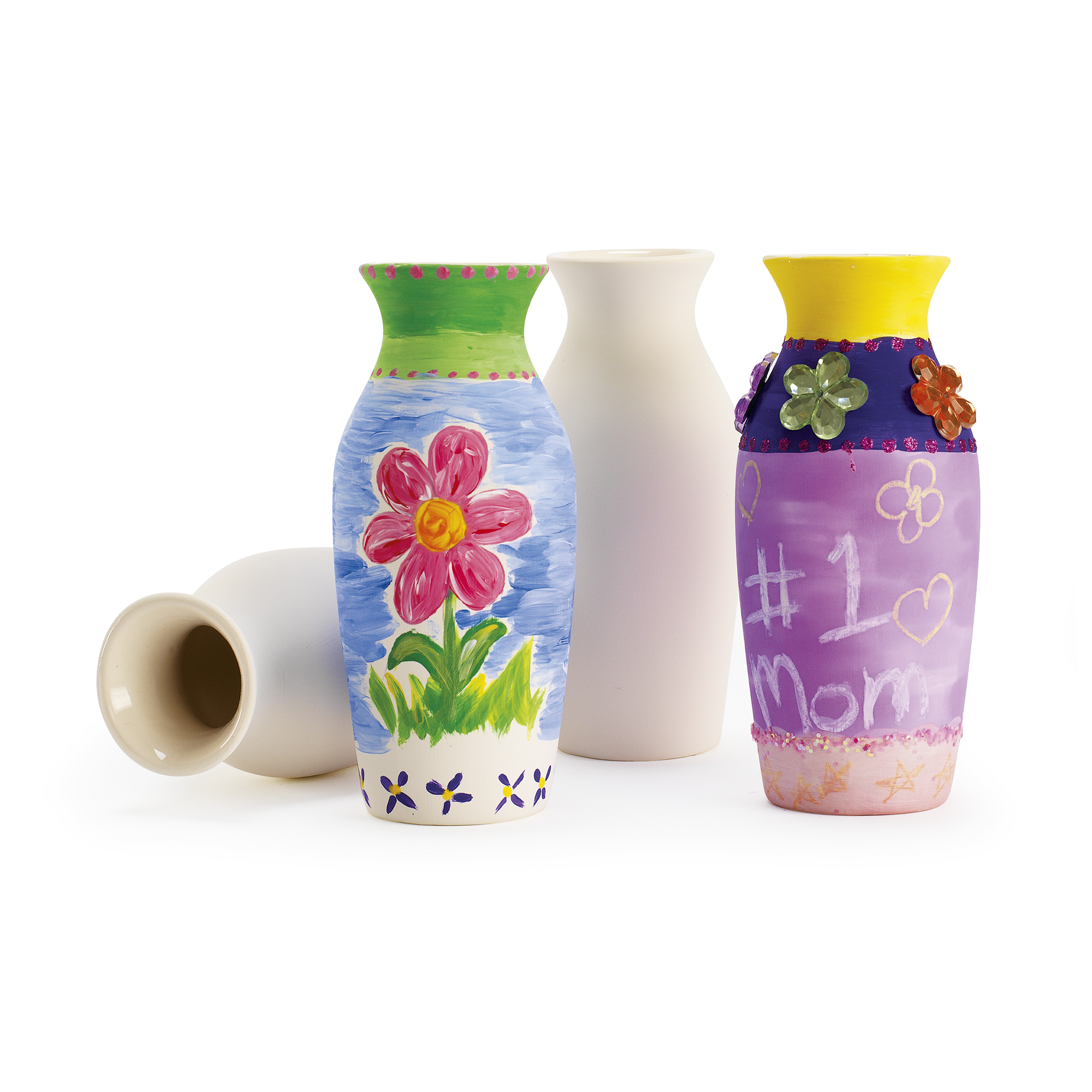 Decorative Ceramic Vases - Set Of 12