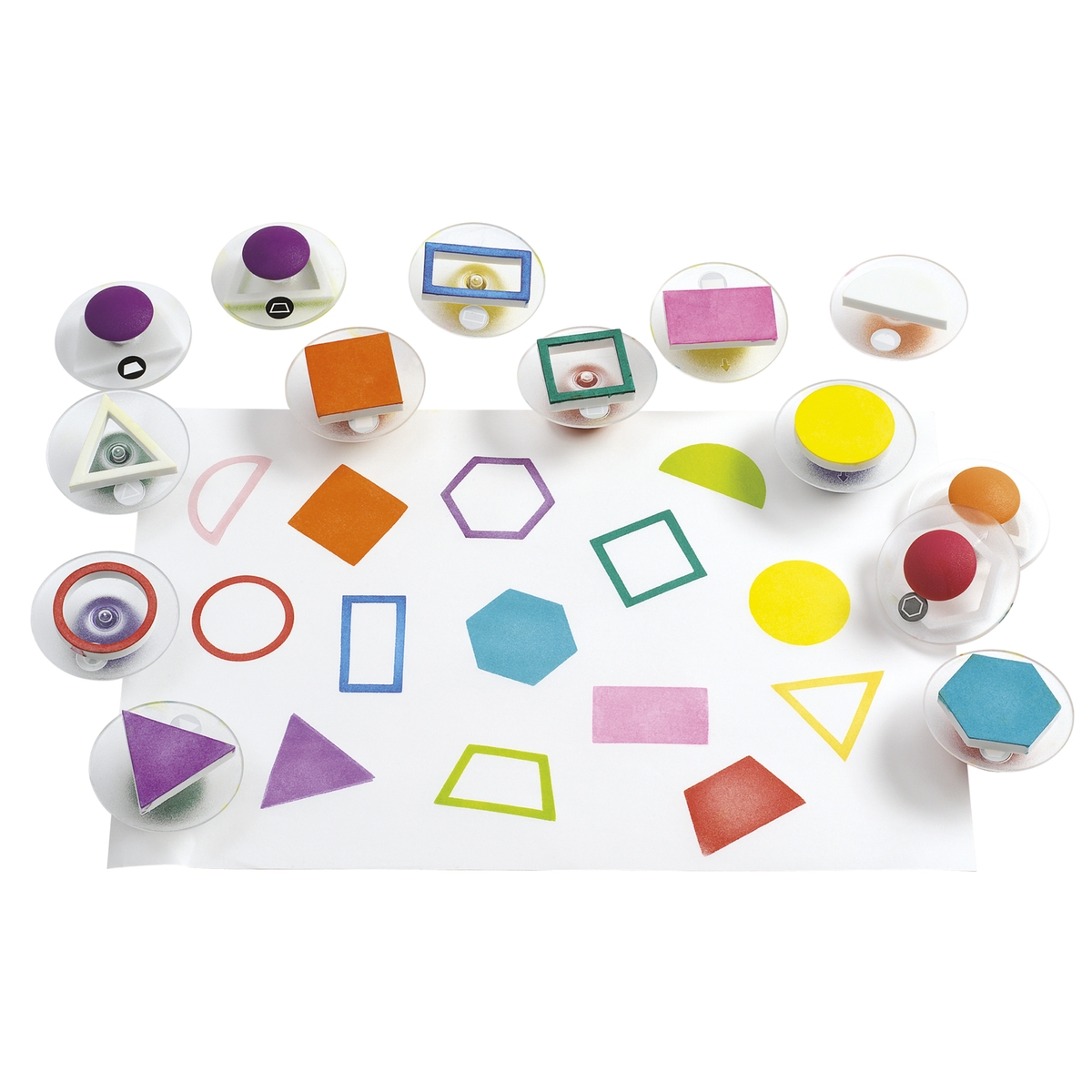Easy Grip Shape Stampers - Pack of 14 | HC1666493 | Findel International