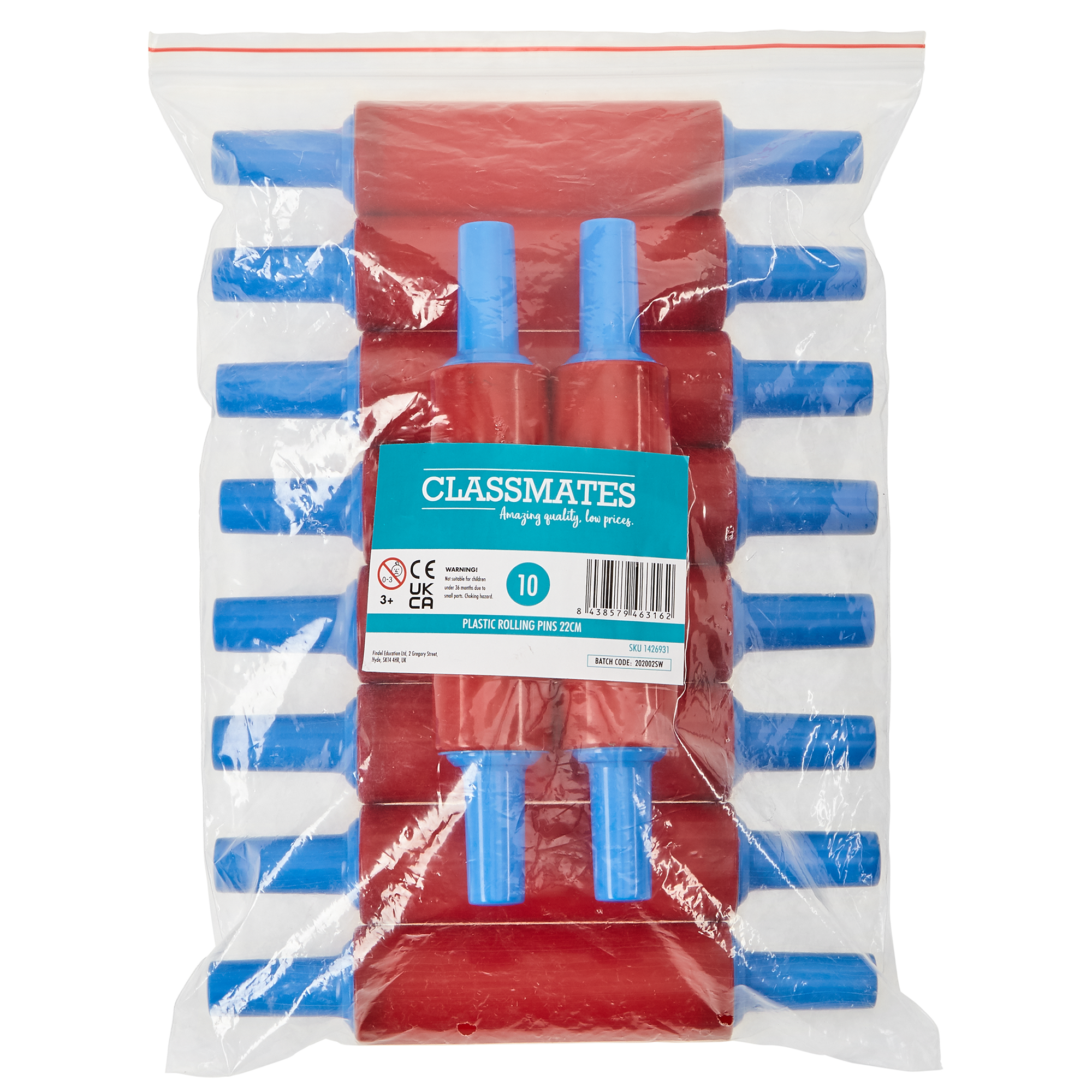 Plastic Rolling Pins (22cm) P10