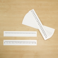 0-20 Blank Number Lines Pack of 30