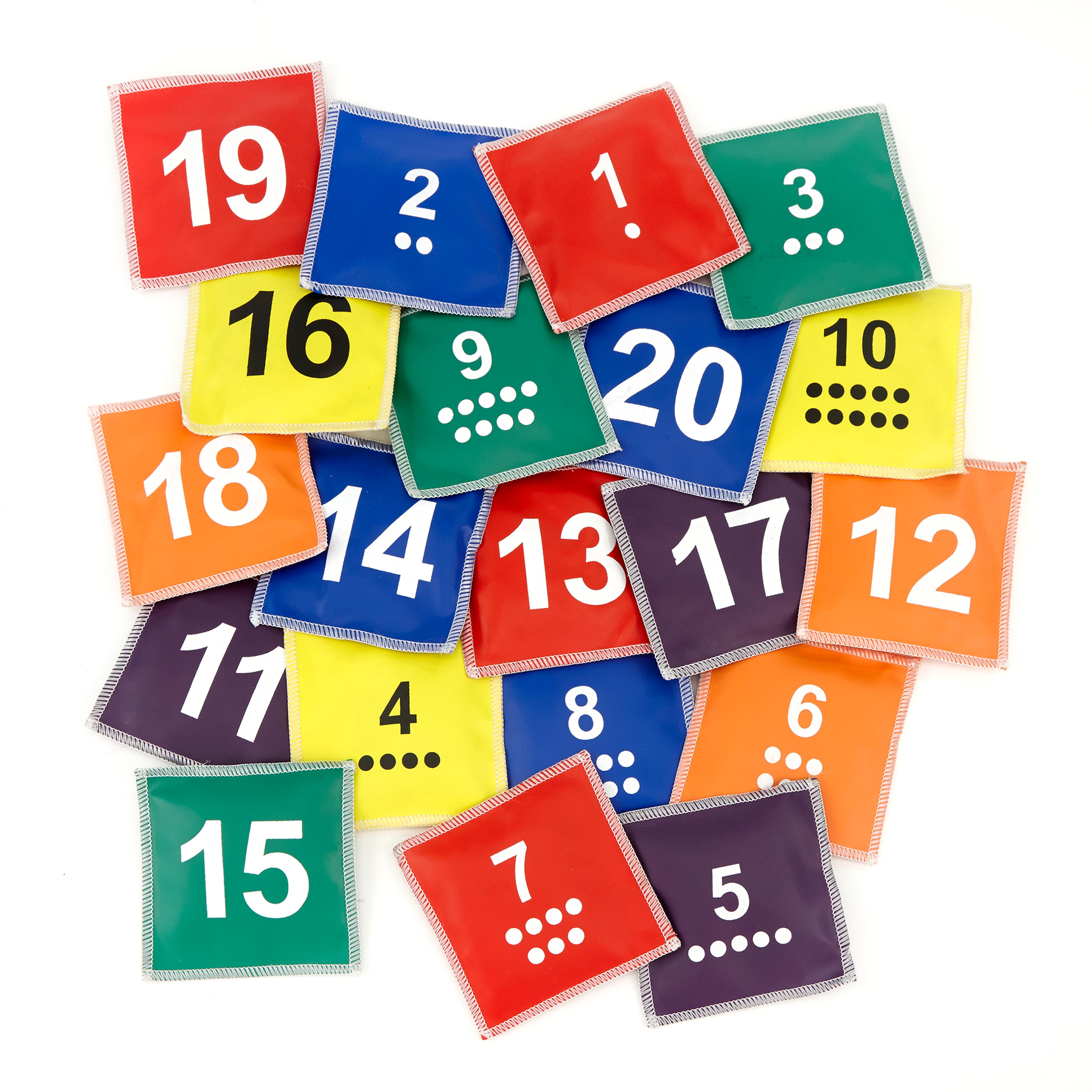 1-20 Number Bean Bags from Hope Education