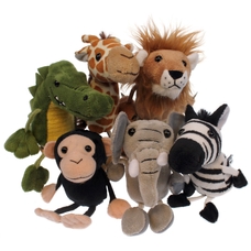 The Puppet Company African Animal Finger Puppets - Pack of 6