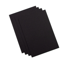 Black Recycled Card (270gsm) - A4 - Pack of 100