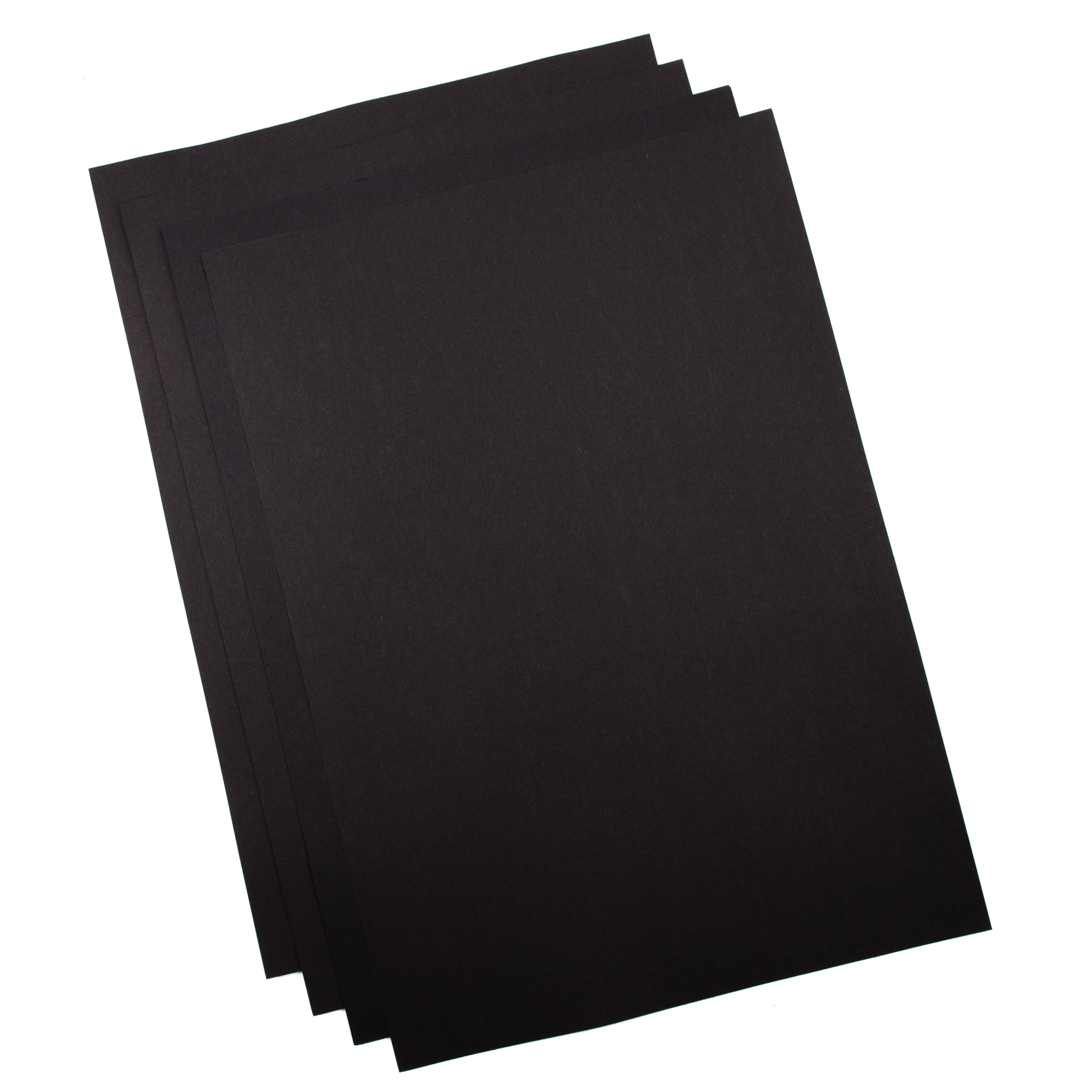 Black Recycled Card (270gsm) - A2 - Pack of 100