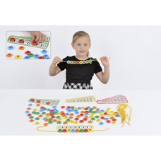 educational advantage Number Sequence Lacing Beads