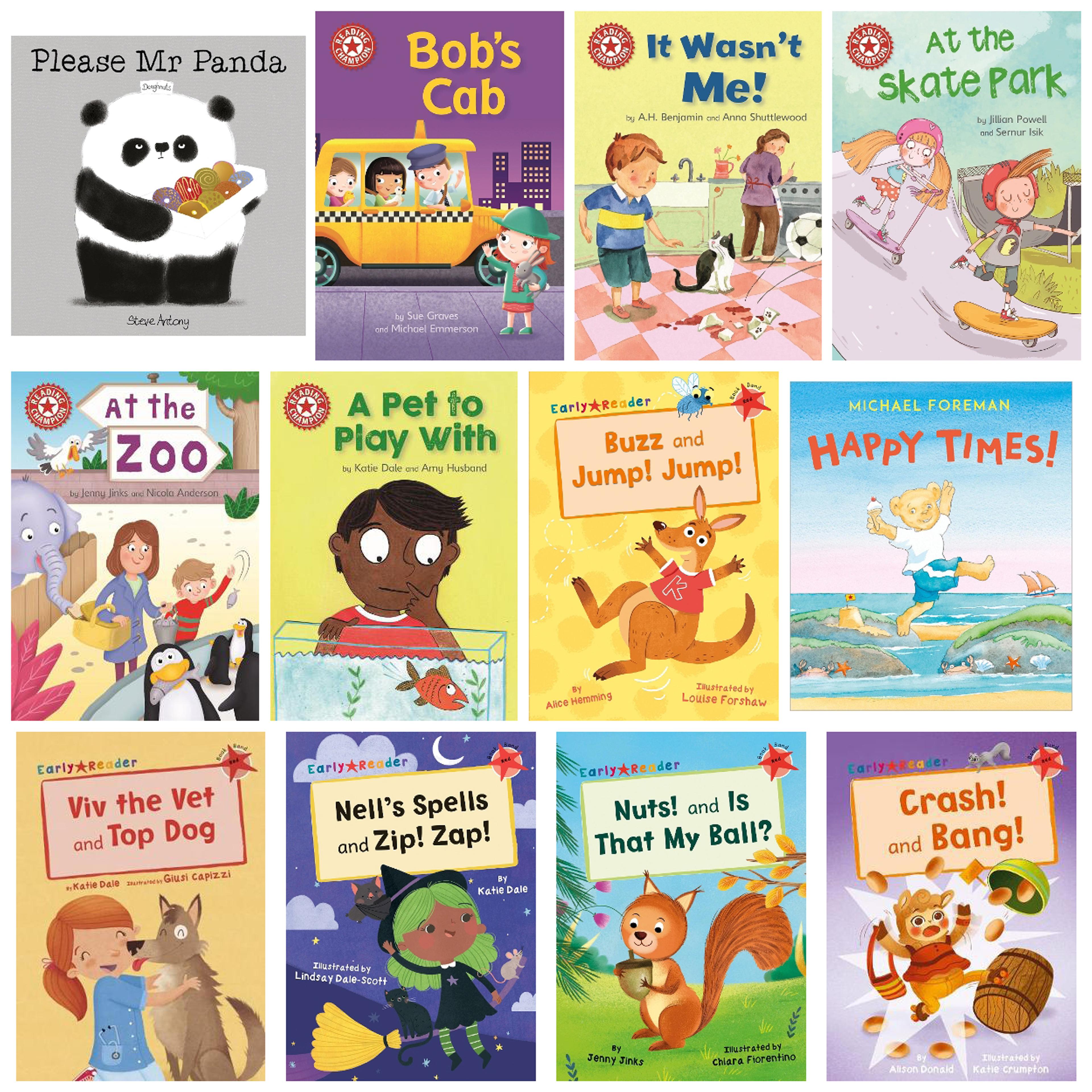 Badger Learning Red Banded Book Collection - Pack of 12