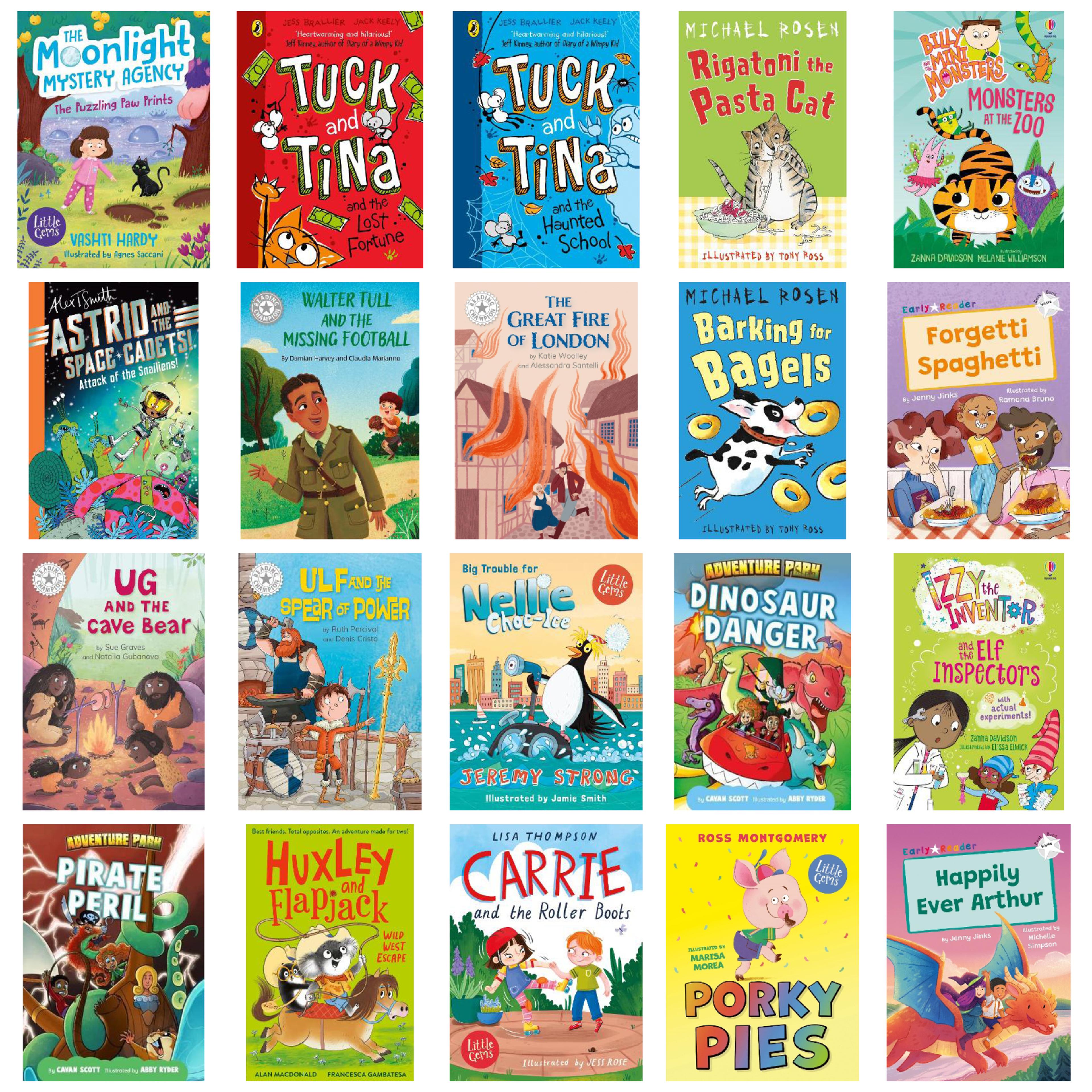 Badger Learning White Banded Book Collection - Pack of 20