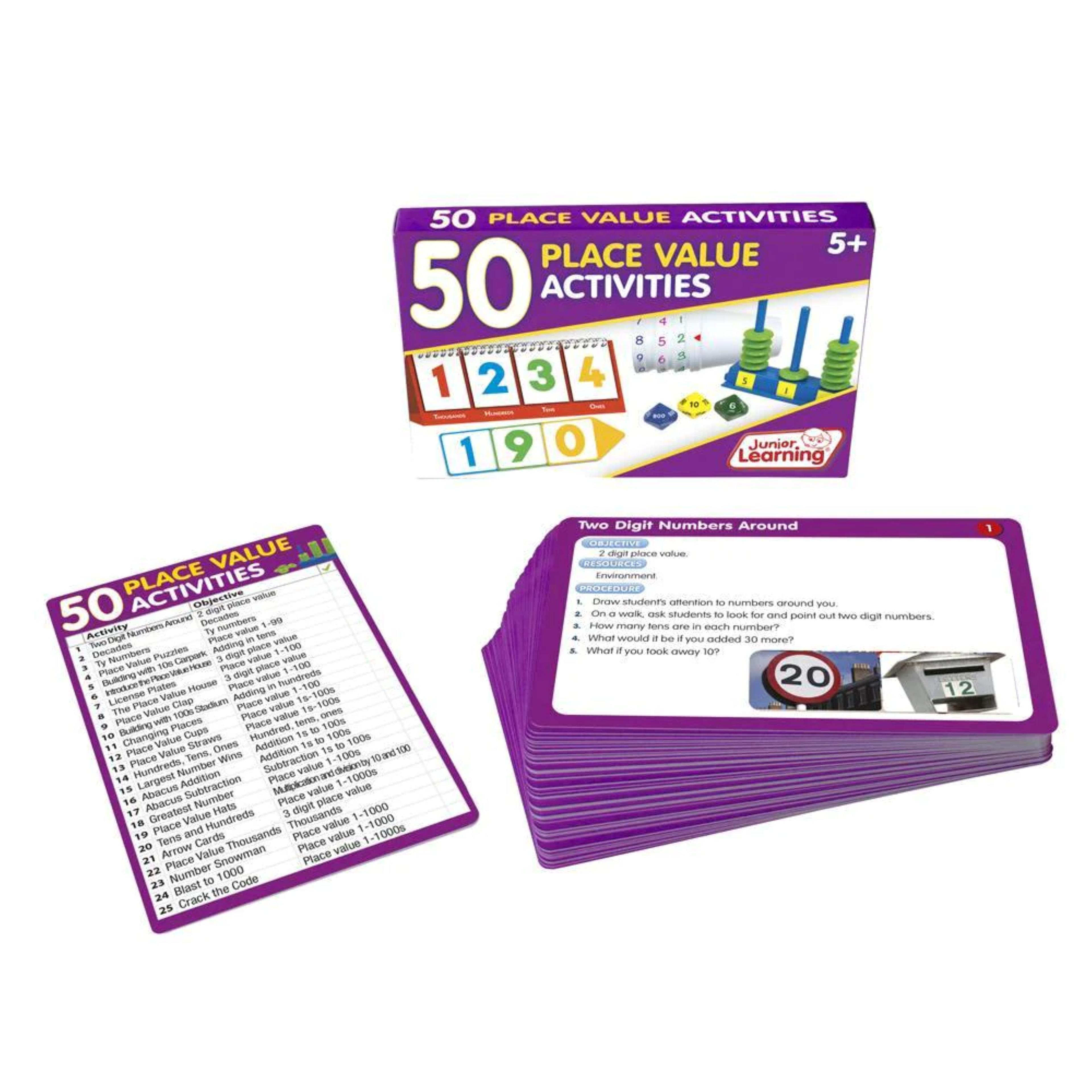 Junior Learning 50 Place Value Activities