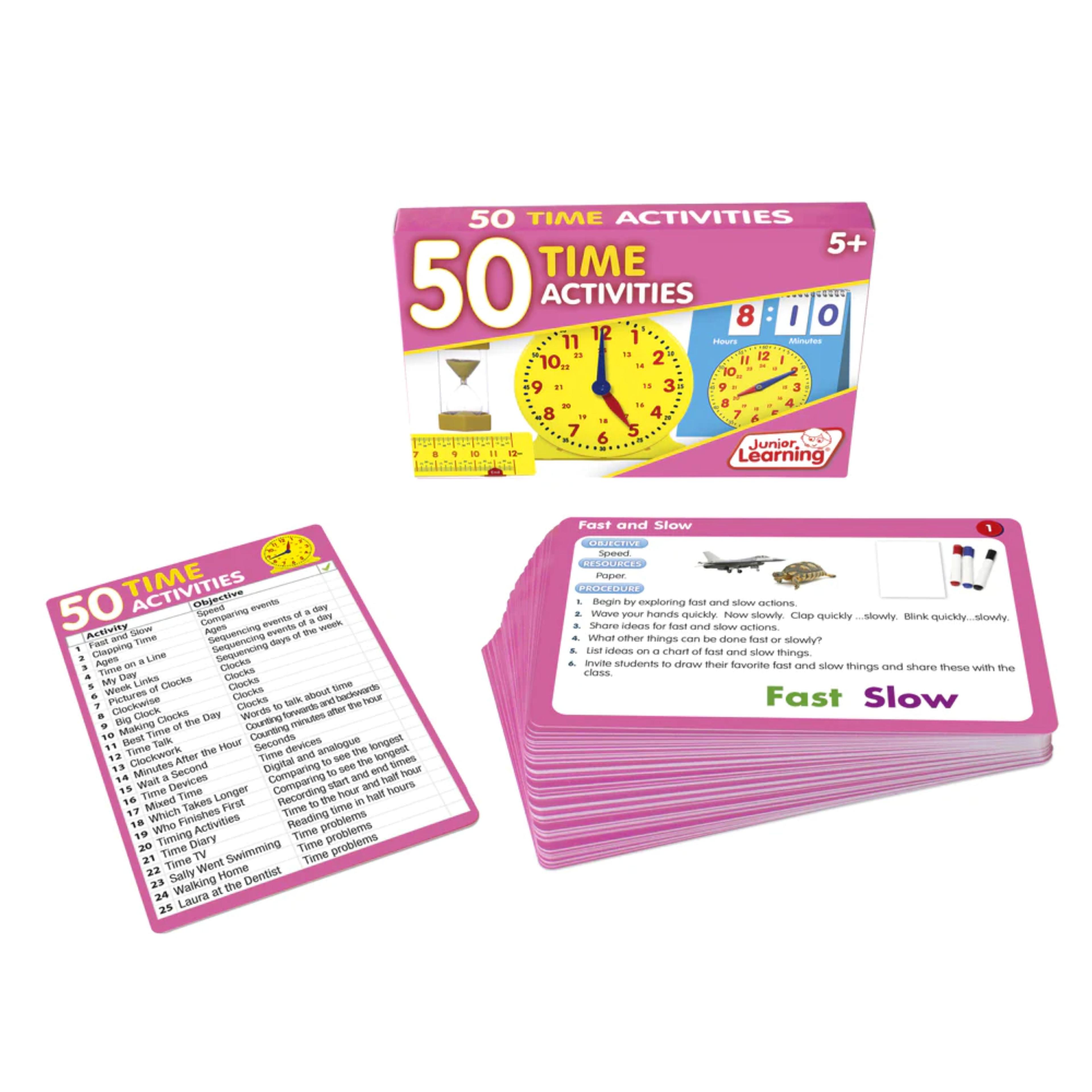 Junior Learning 50 Time Activities