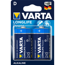 Varta Battery Alkaline Manganese Size D - Pack of 2