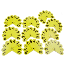 Class Number Fans Pack of 10