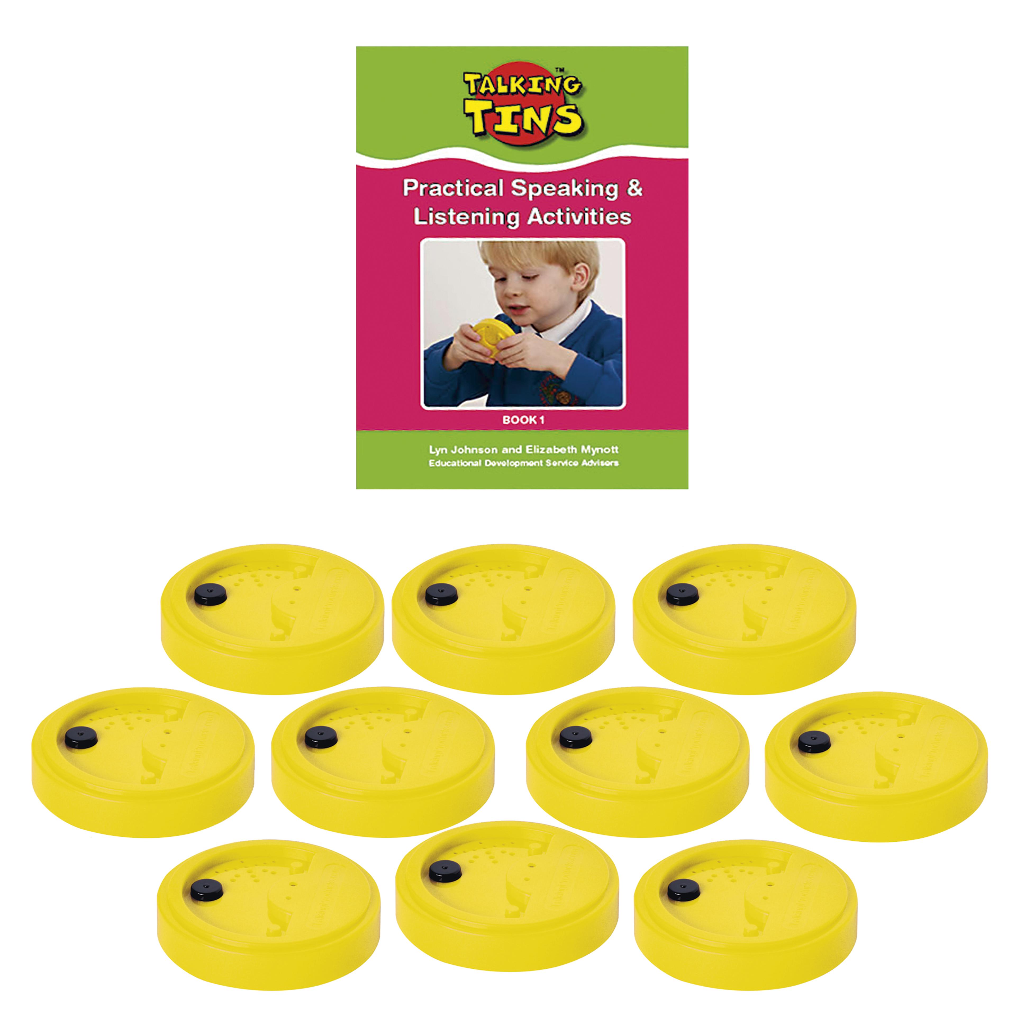 Talking Products Talking Tins 20 Seconds- Pack of 10 Tins and Activity Guide 