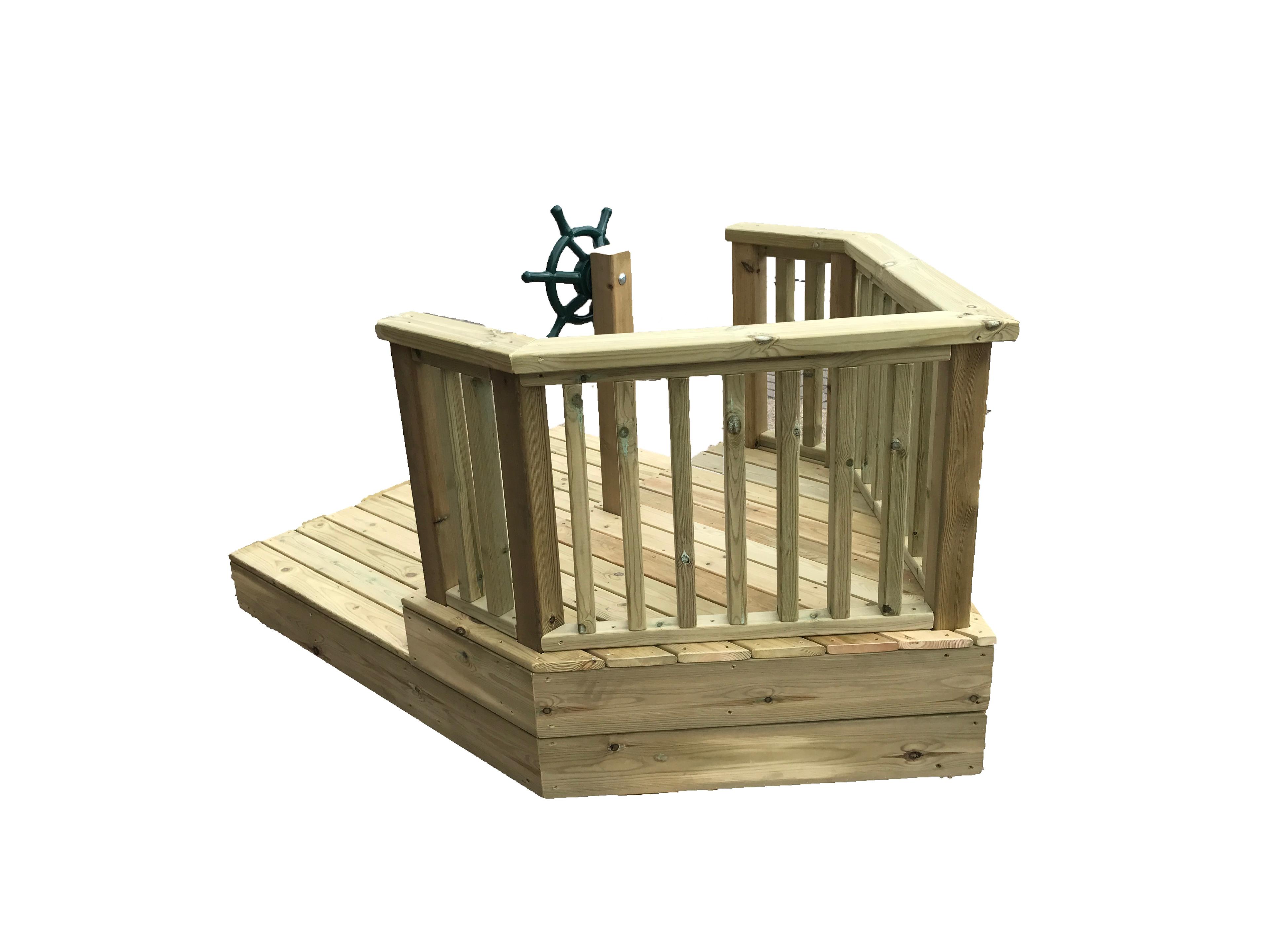 Timber Play Ship - Front from Hope Education