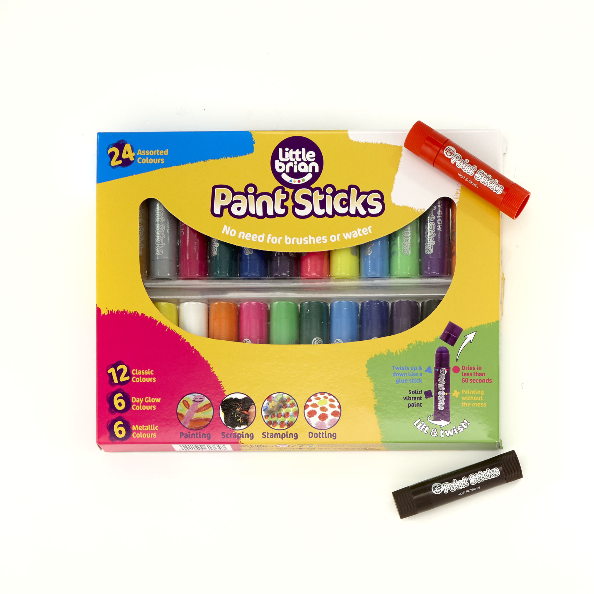 Little Brian Paint Sticks Pack 24