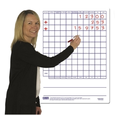 EDUK8 Place Value Double-Sided Dry Erase Board up to Billions - Teacher