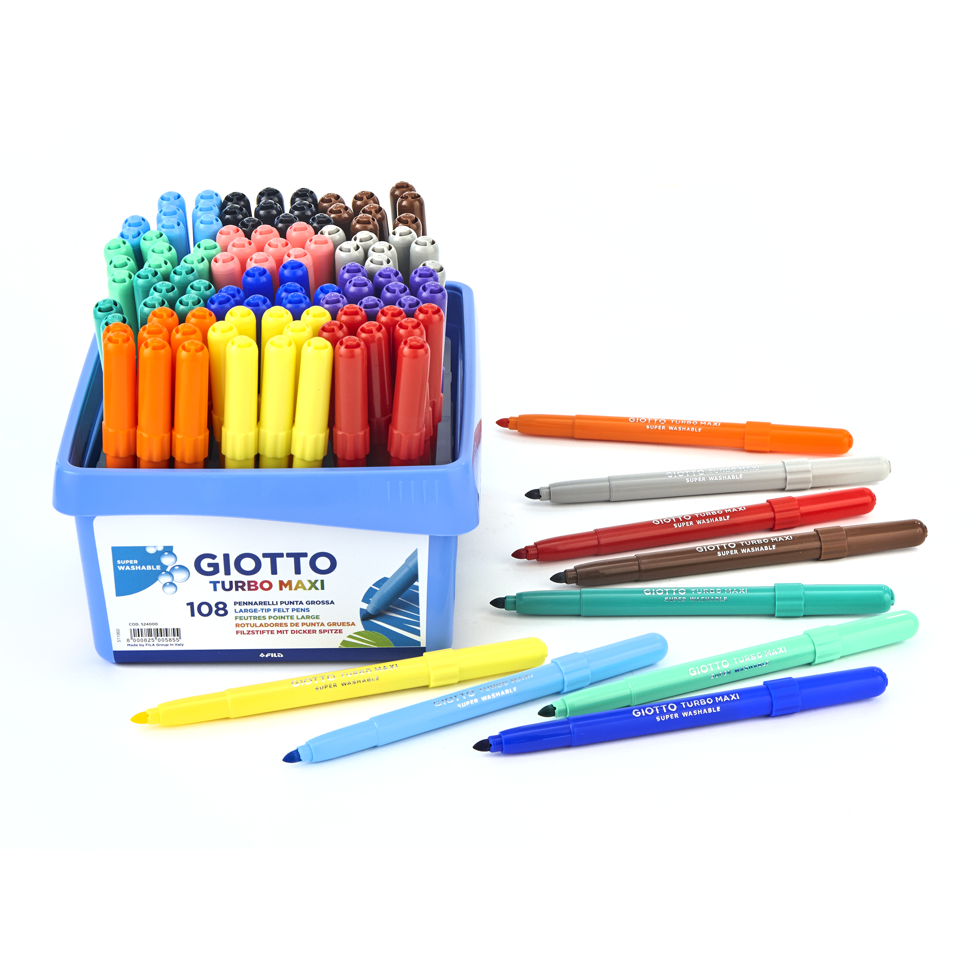 Rotuladores Giotto Turbo MAXI School Pack