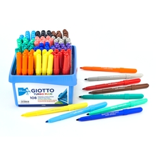 Giotto Turbo Maxi Colour Pens - Pack of 108