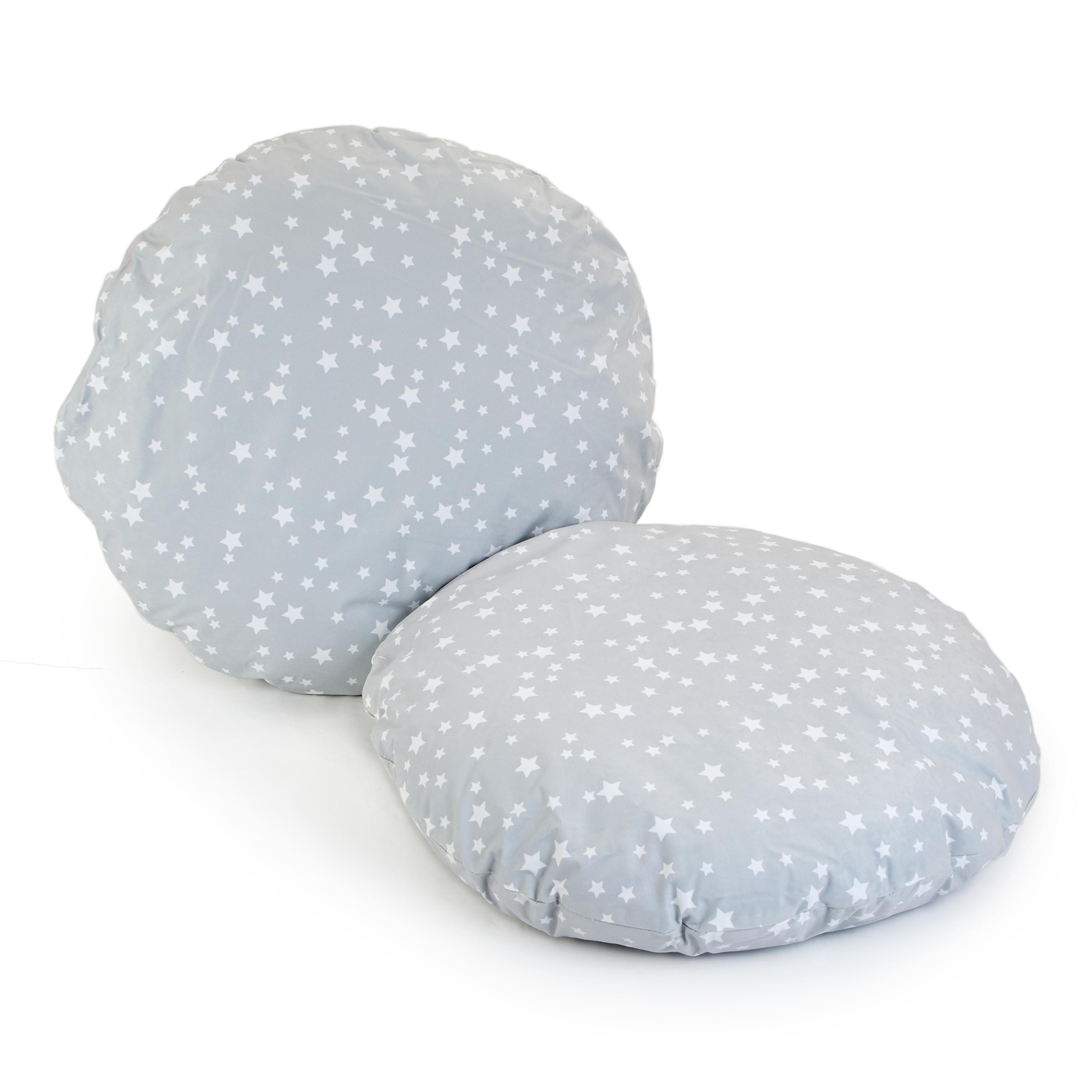 Star Printed Large Floor Cushion