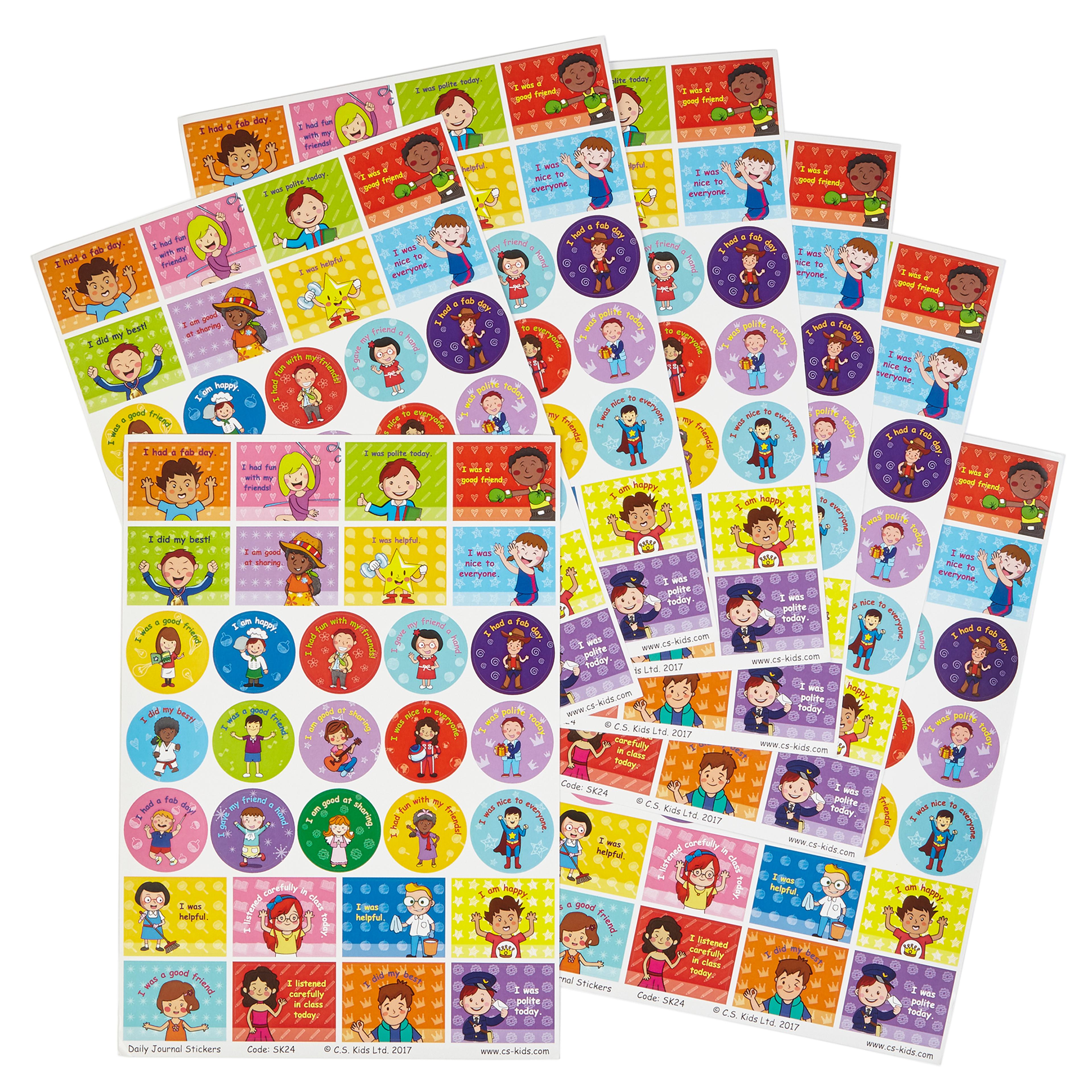Personal and Social Stickers - Pack of 217