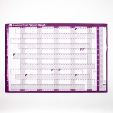 Academic & Year View Wall Planner (2024/2025) - Pack of 1