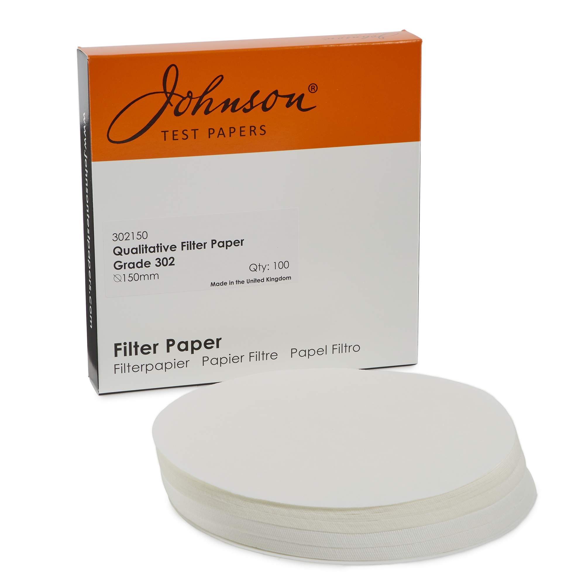 Standard No. 3 Filter Papers 150mm