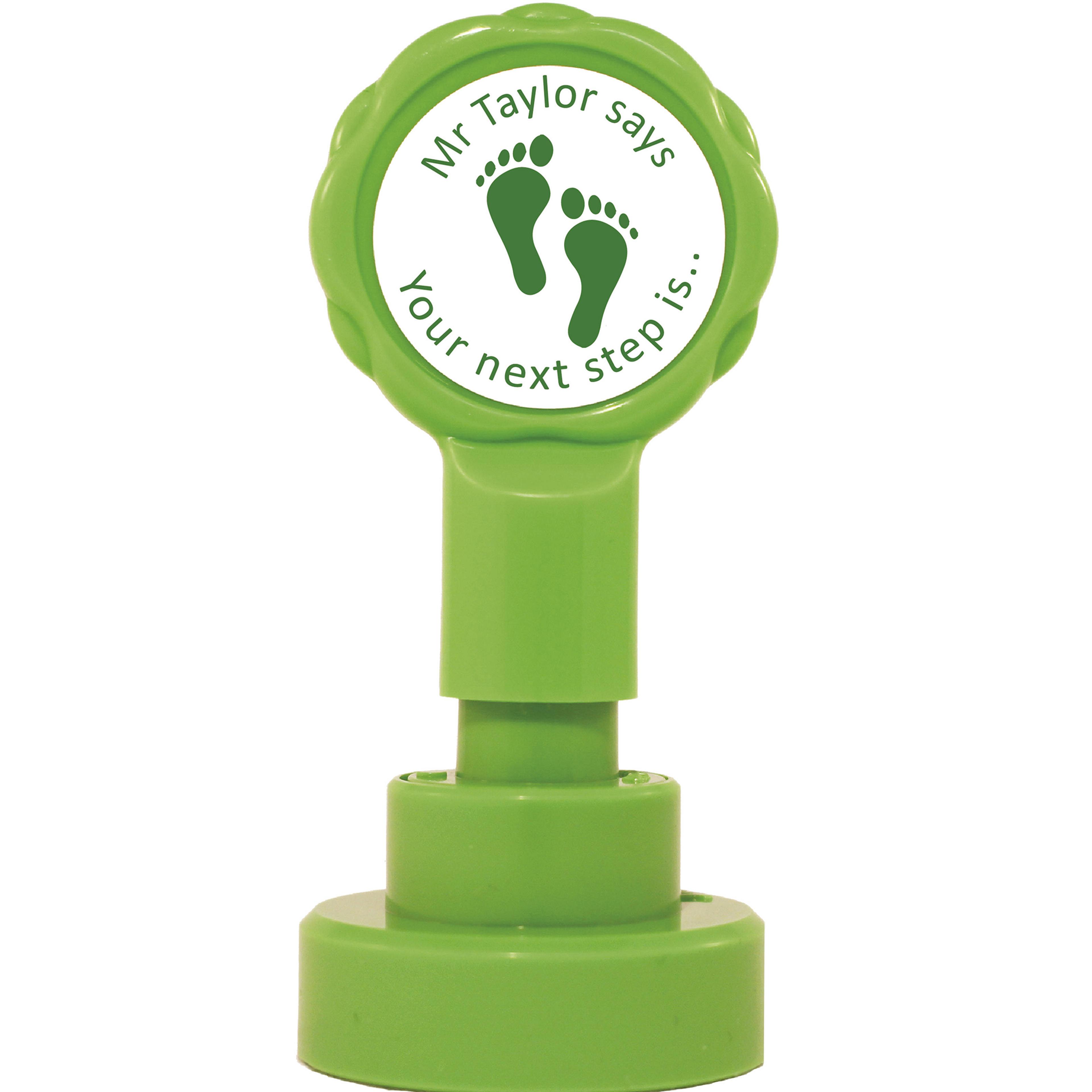 Xclamations Personalised Stamp - Progress Footsteps