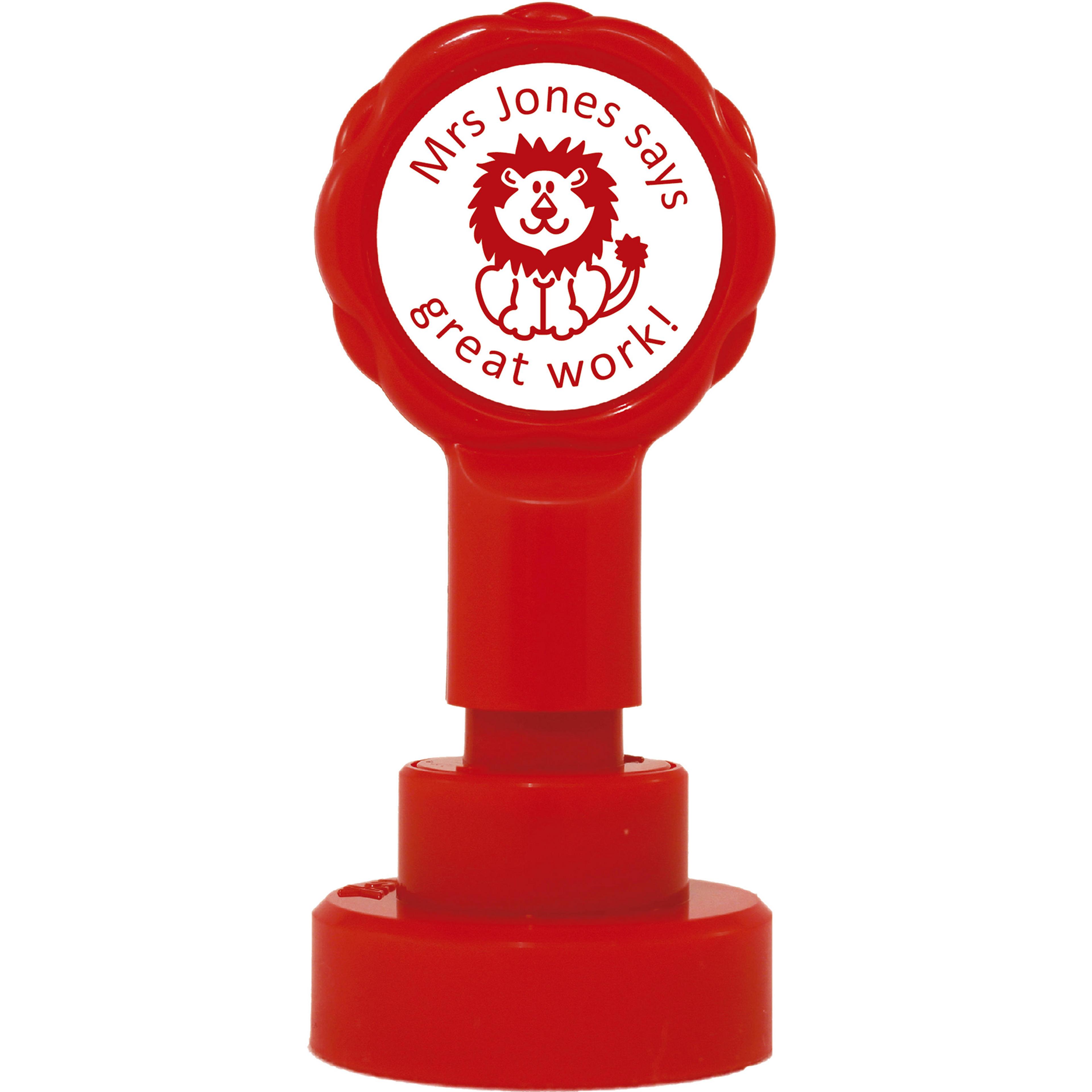Xclamations Personalised Stamp - Lion